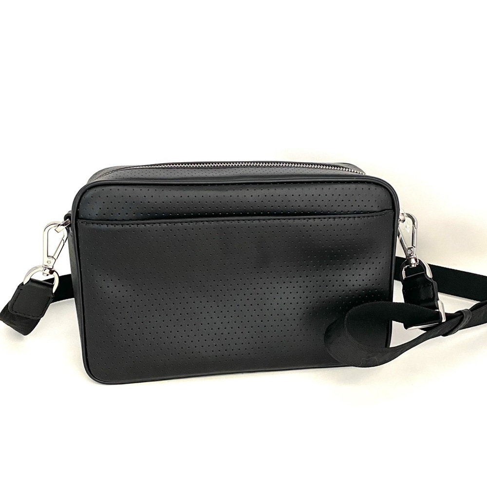 Michael Kors Hanover LG Crossbody Vegan Faux Le Bl - Picture 8 of 14